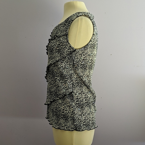 Sequined Sleeveless Sz S - Picture 2 of 5